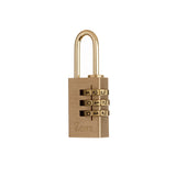 Zone Brass Combination Padlock