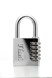 Shield Chrome Marine Combination Padlock