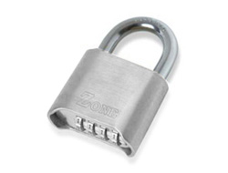 Large Chrome Plated Combination Padlock