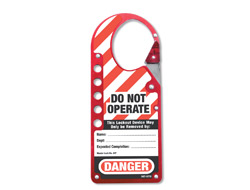 Labeled Lockoff Hasps