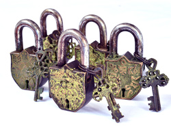 Old Indian Padlocks