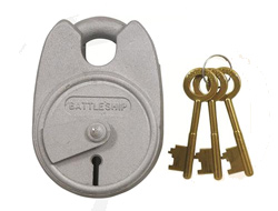 Union Battleship Lever Padlock