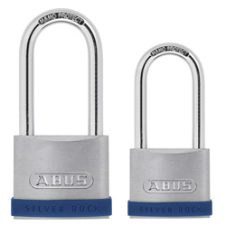 Long Shackle Siver Rock Padlocks