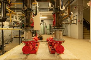 Boiler Room in a school