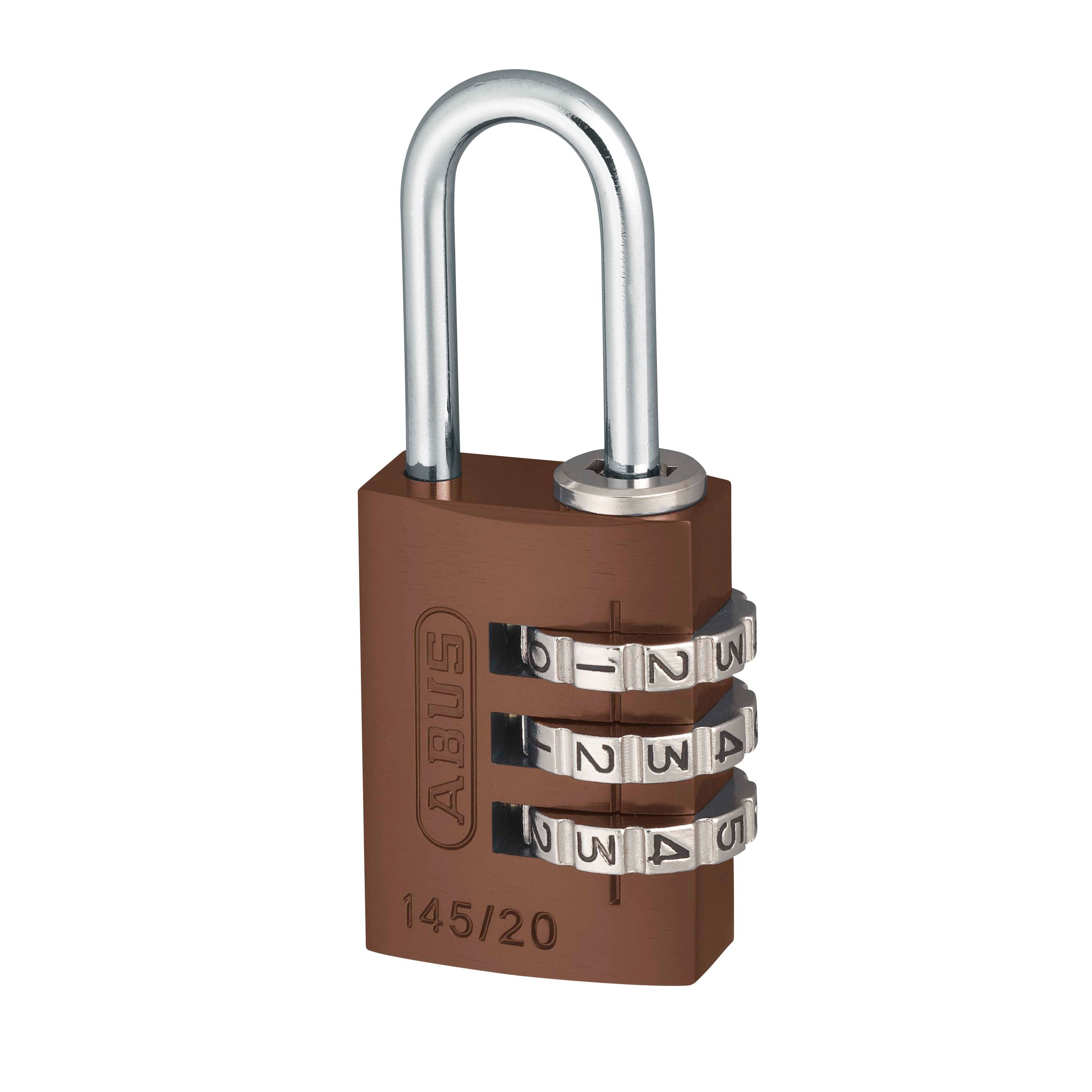ABUS 145 Series Coloured Combination Padlocks