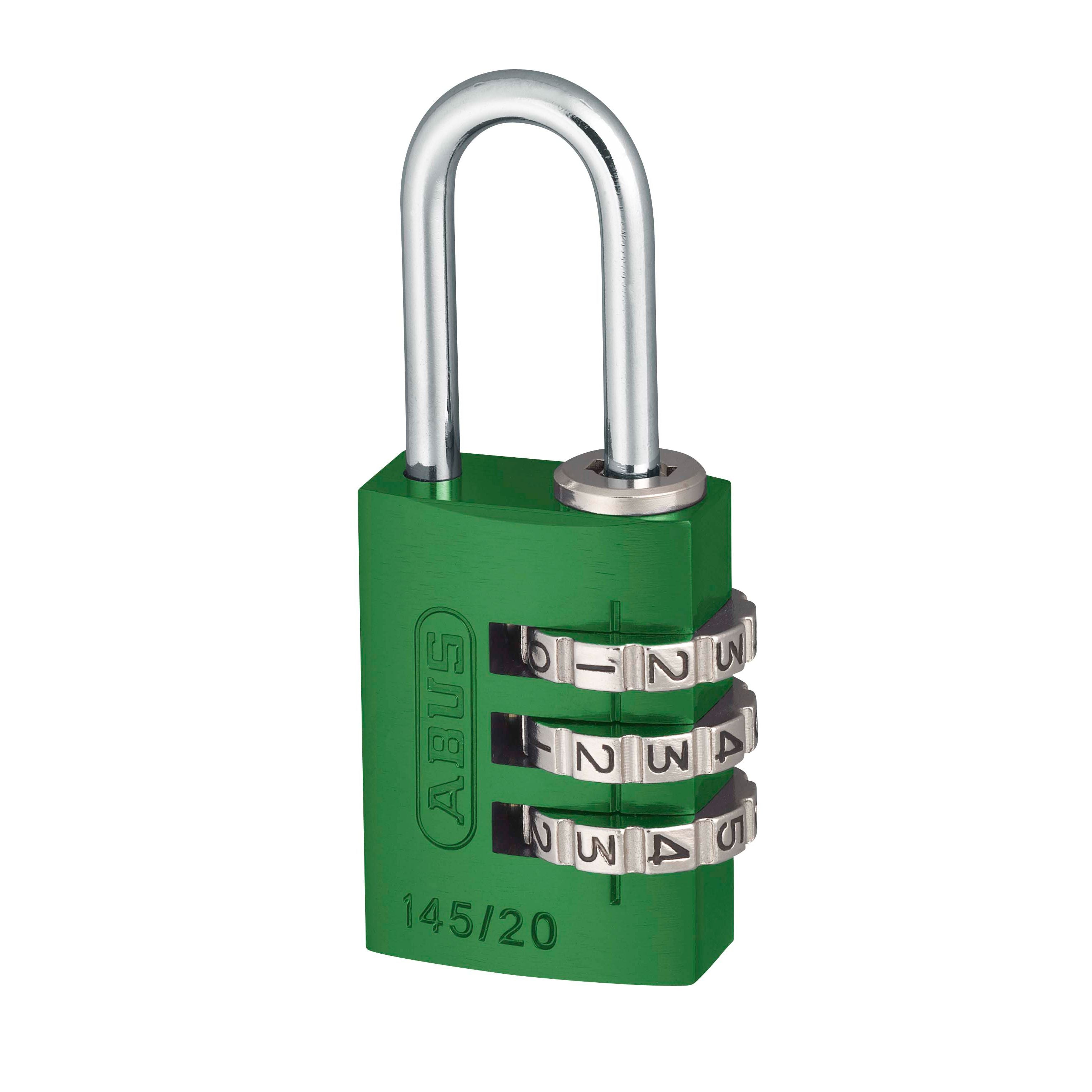 ABUS 145 Series Coloured Combination Padlocks