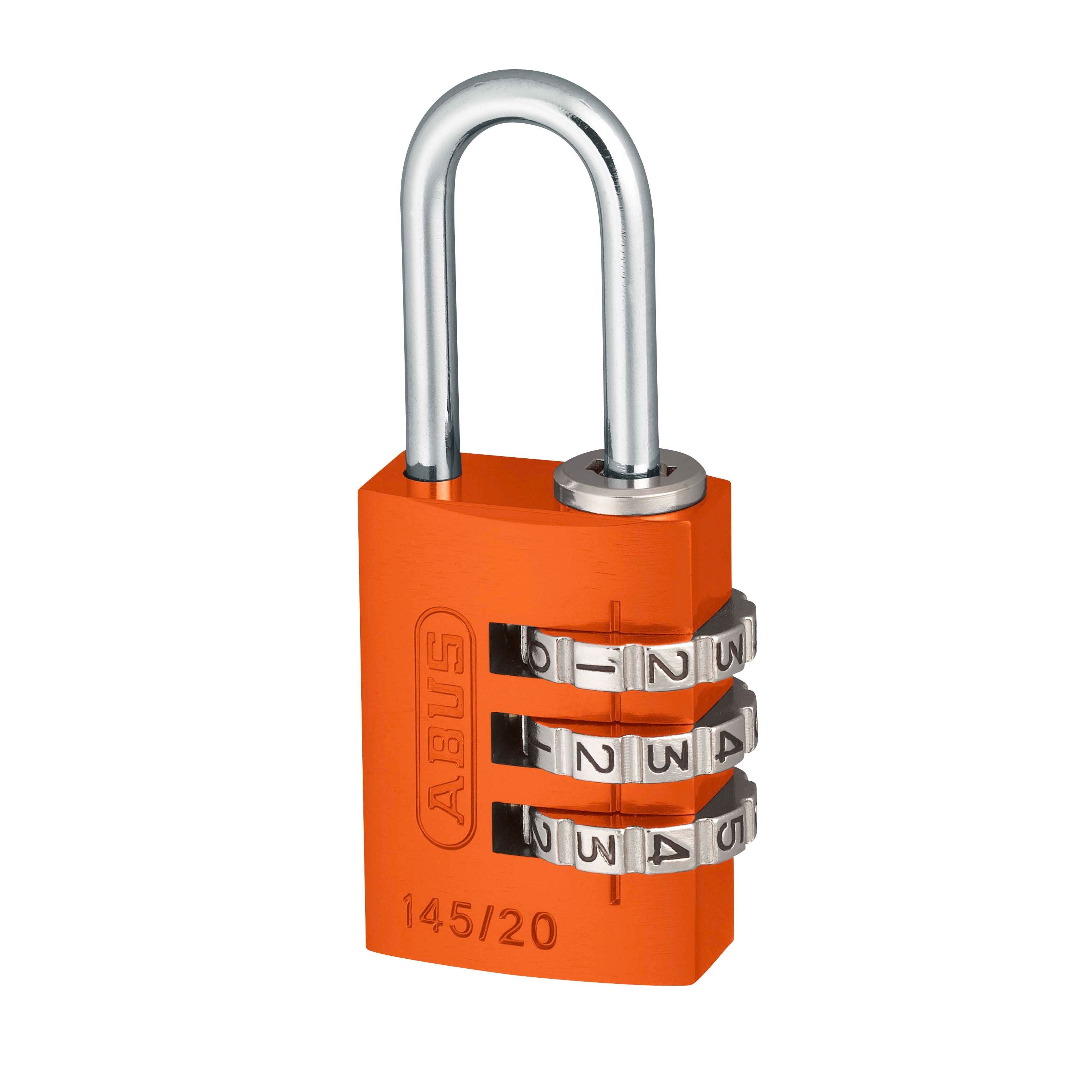 ABUS 145 Series Coloured Combination Padlocks