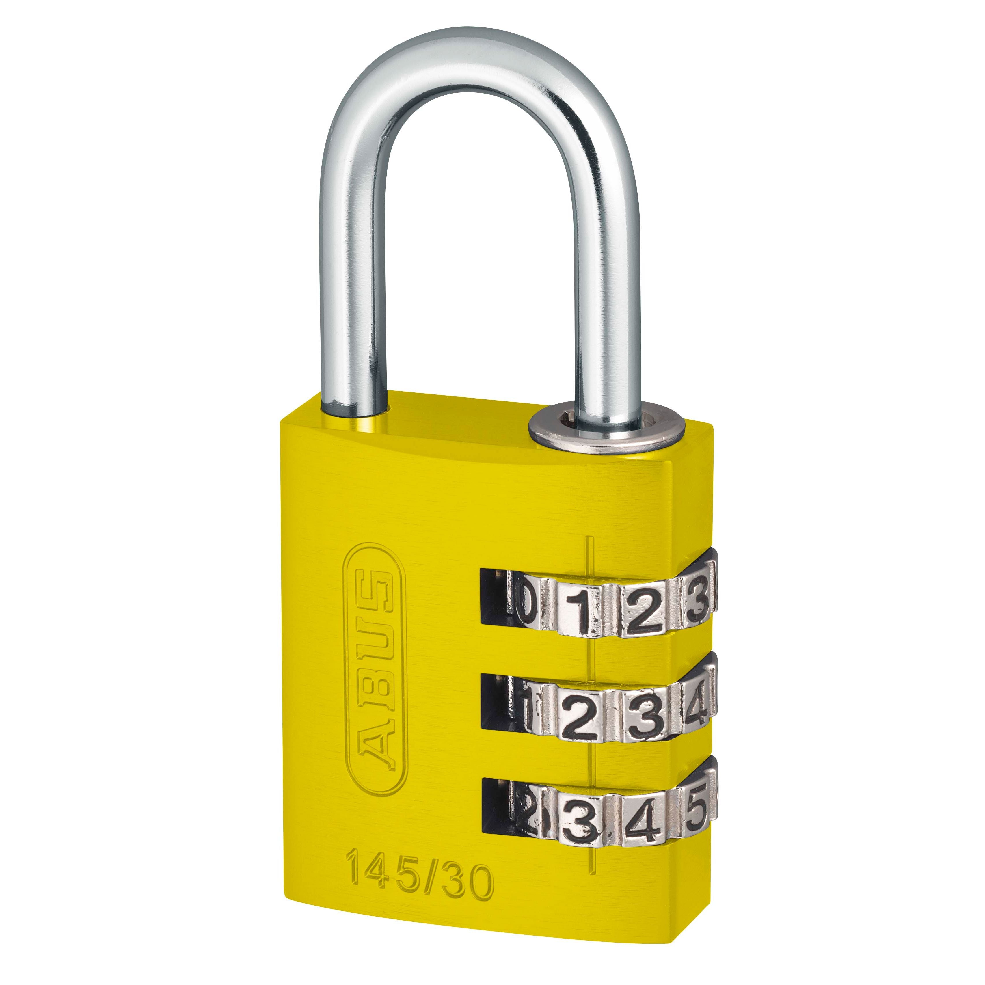 ABUS 145 Series Coloured Combination Padlocks