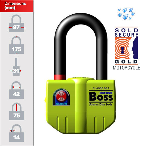 BOSS Alarm Padlock