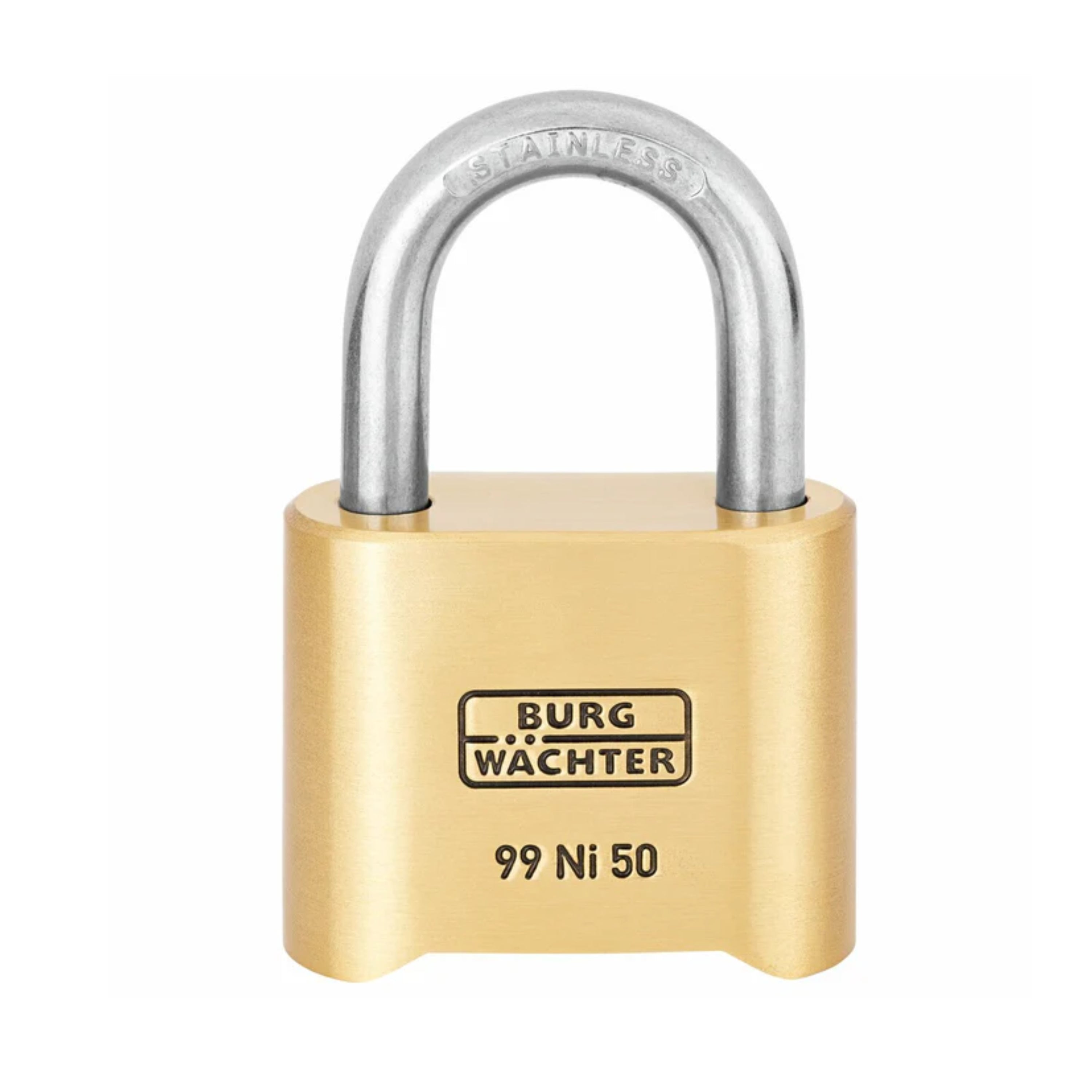 Burg-Wächter 50mm Combination Brass Padlock Nothing But Padlocks 50mm