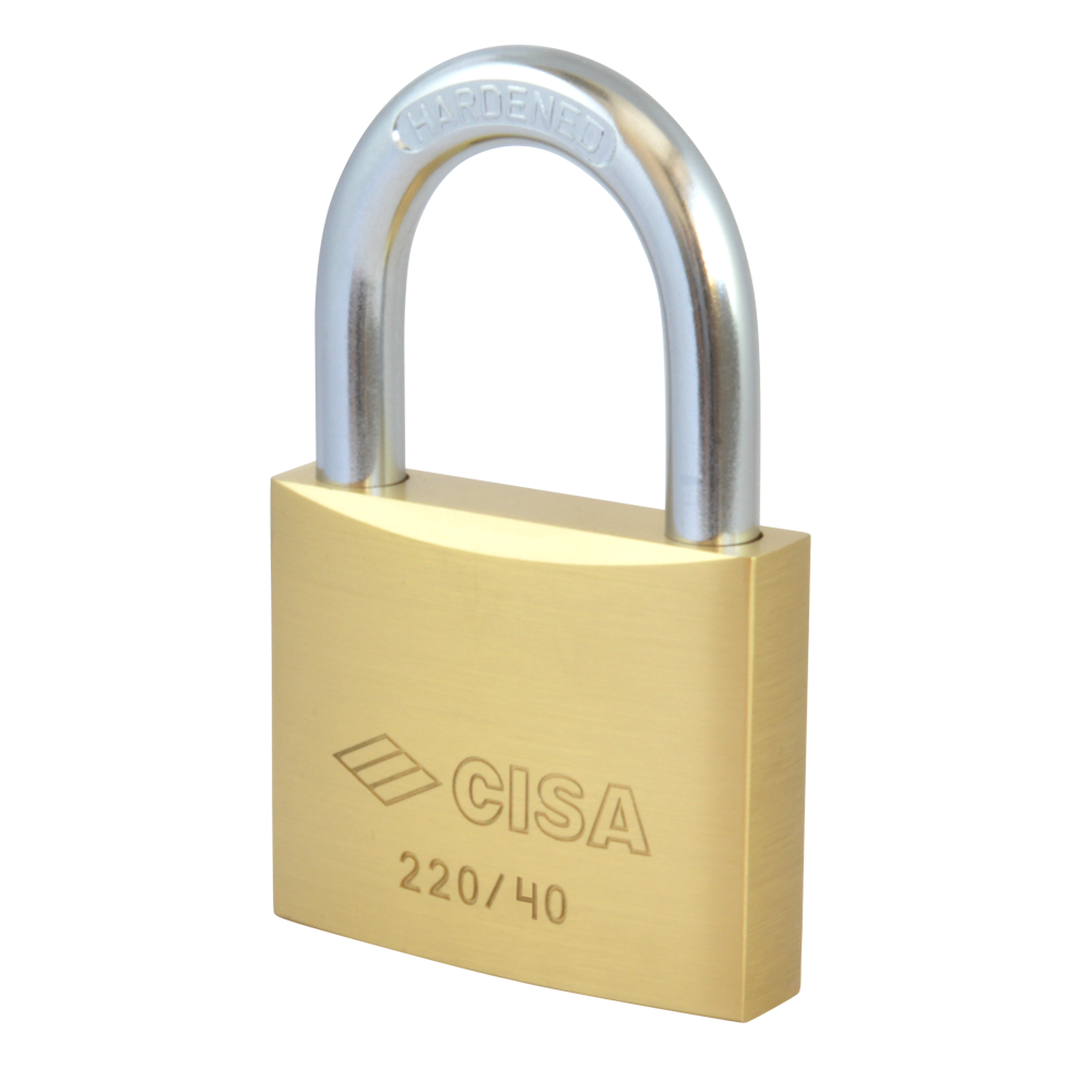 Cisa 22010 KD Brass Padlock