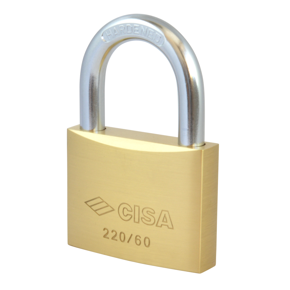 Cisa 22010 KD Brass Padlock
