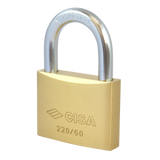 Cisa 22010 KD Brass Padlock