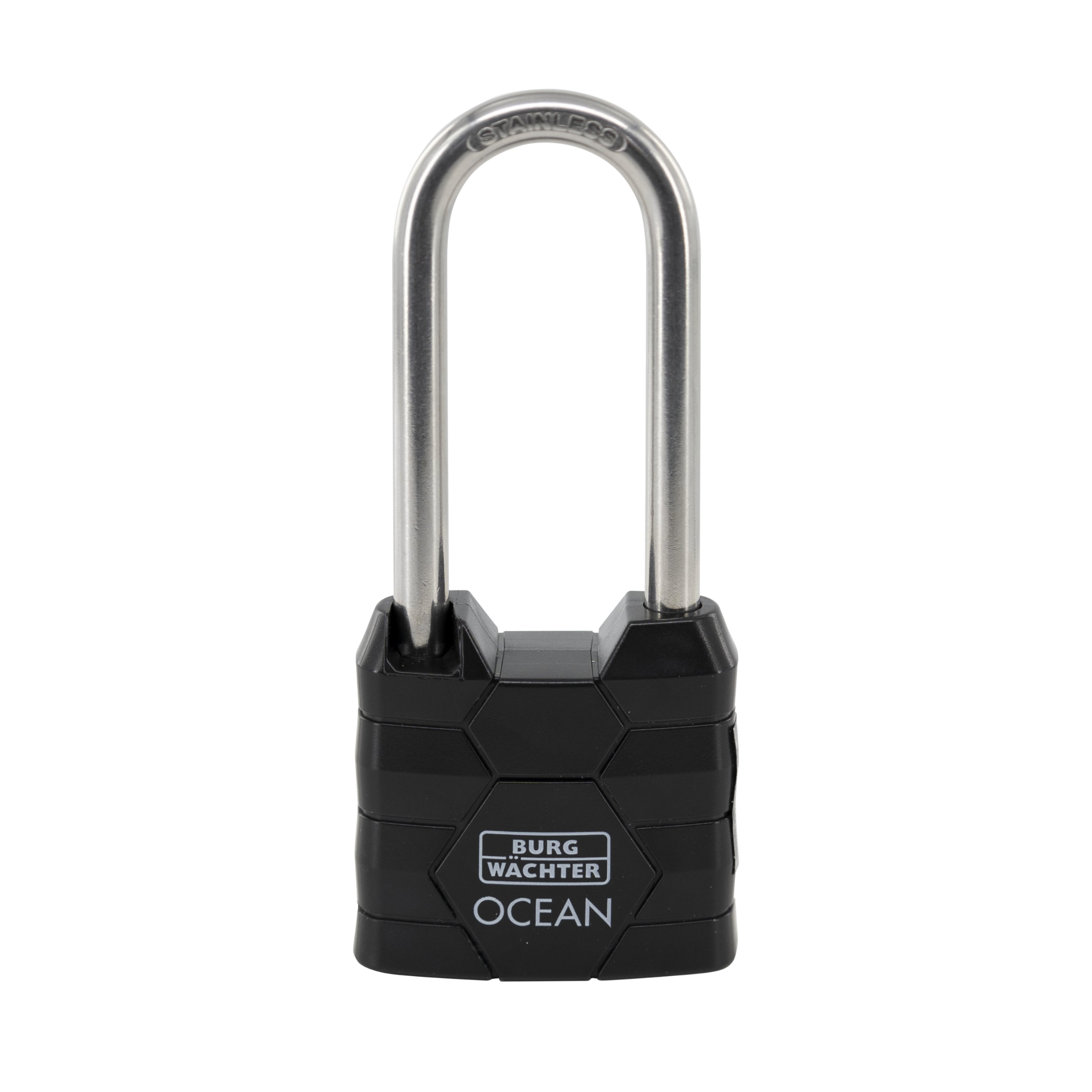 Burg-Wächter Ocean 490 Ni Long Shackle Padlock Nothing But Padlocks 40mm