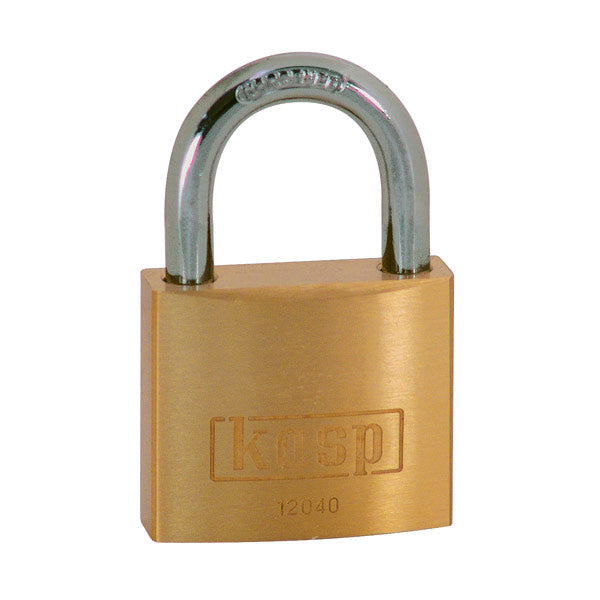 Kasp 120 Brass Padlock Padlock Nothing But Padlocks 40mm Keyed Alike Single Unit