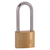 Kasp 120 Long Shackle Brass Padlock Padlock Nothing But Padlocks 40mm Keyed Alike 55mm