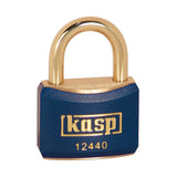 Kasp 124 Coloured Brass Padlock Padlock Nothing But Padlocks Blue Keyed Alike