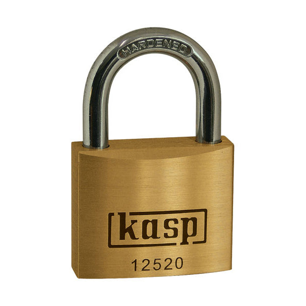 Kasp 125 Premium Brass Padlock Padlock Nothing But Padlocks 20mm Key Different Single Unit