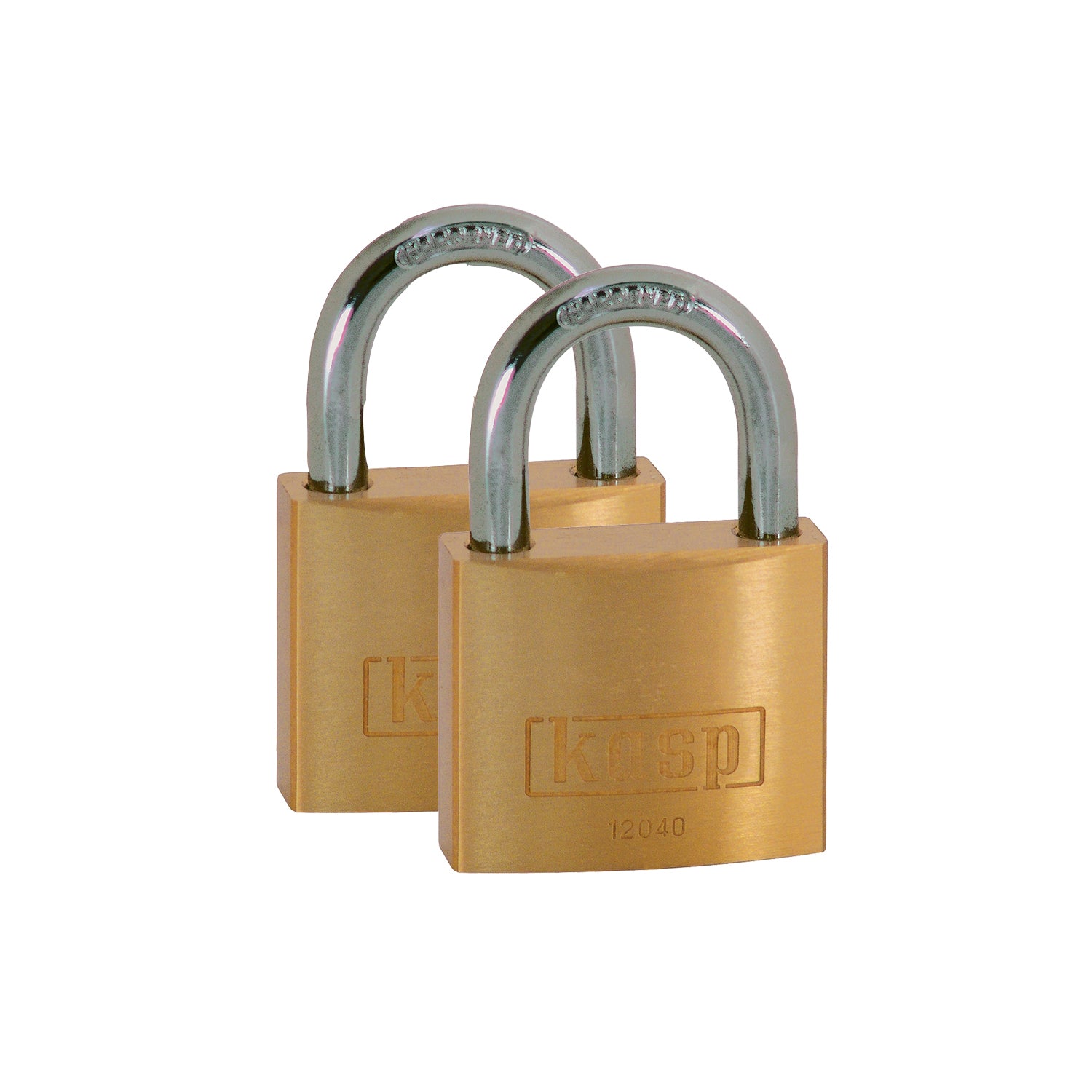Kasp 120 Brass Padlock Padlock Nothing But Padlocks 40mm Keyed Alike Twin Pack