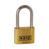 Kasp 125 Premium Long Shackle Brass Padlock Padlock Nothing But Padlocks 40mm Key Different 40mm