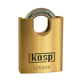 Kasp 125 Premium Closed Shackle Brass Padlock Padlock Nothing But Padlocks 50mm