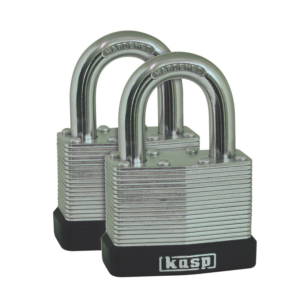 Kasp 130 Laminated Padlock Padlock Nothing But Padlocks 40mm Keyed Alike Twin Pack
