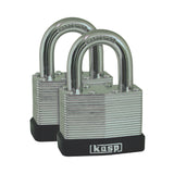 Kasp 130 Laminated Padlock Padlock Nothing But Padlocks 40mm Keyed Alike Twin Pack