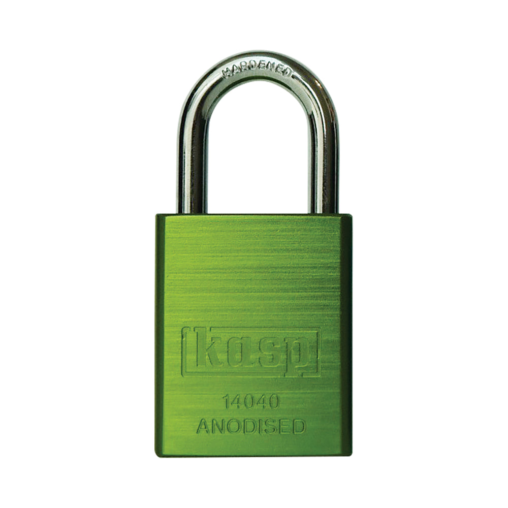 Kasp 140 Aluminium Padlock Padlock Nothing But Padlocks Green