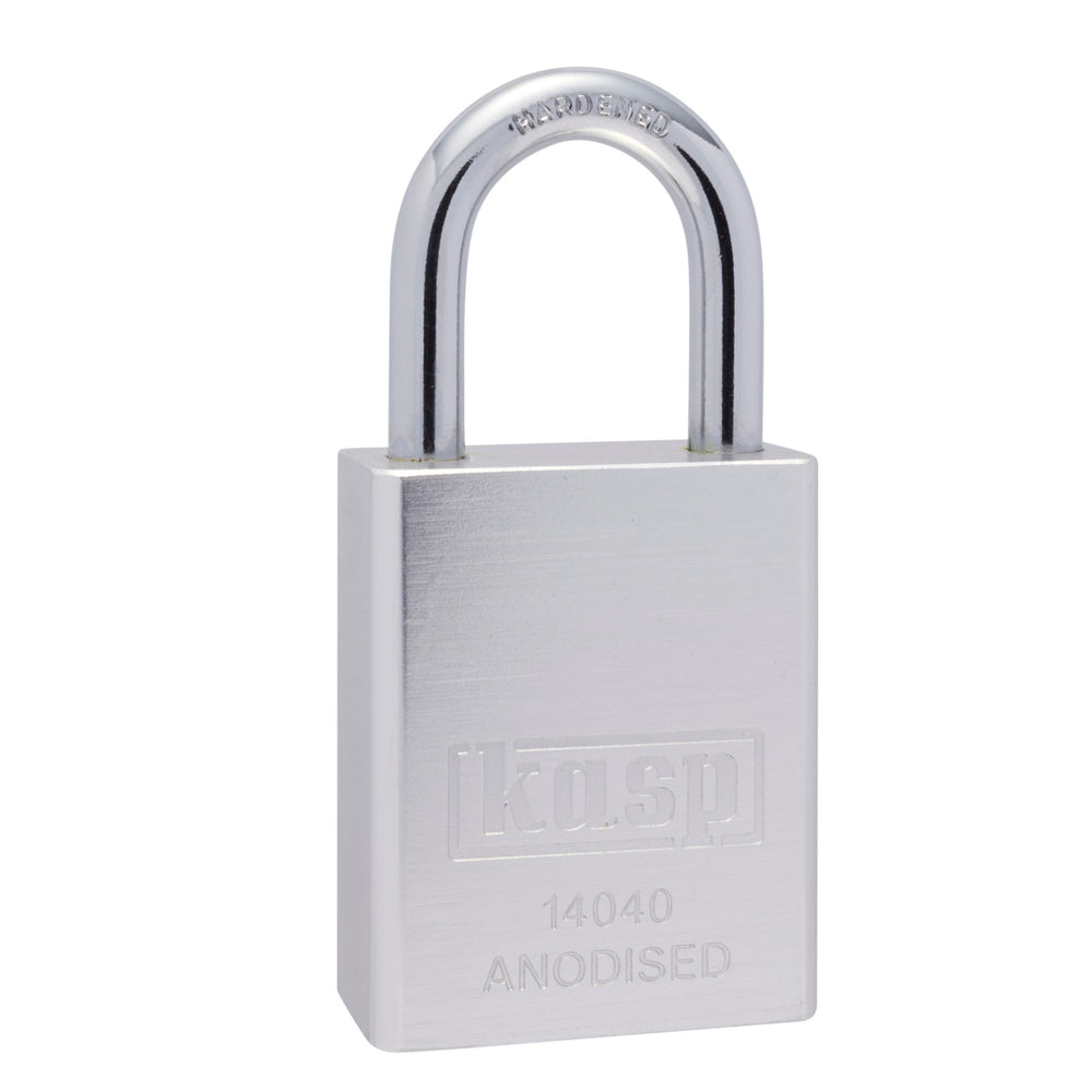 Kasp 140 Aluminium Padlock Padlock Nothing But Padlocks Silver
