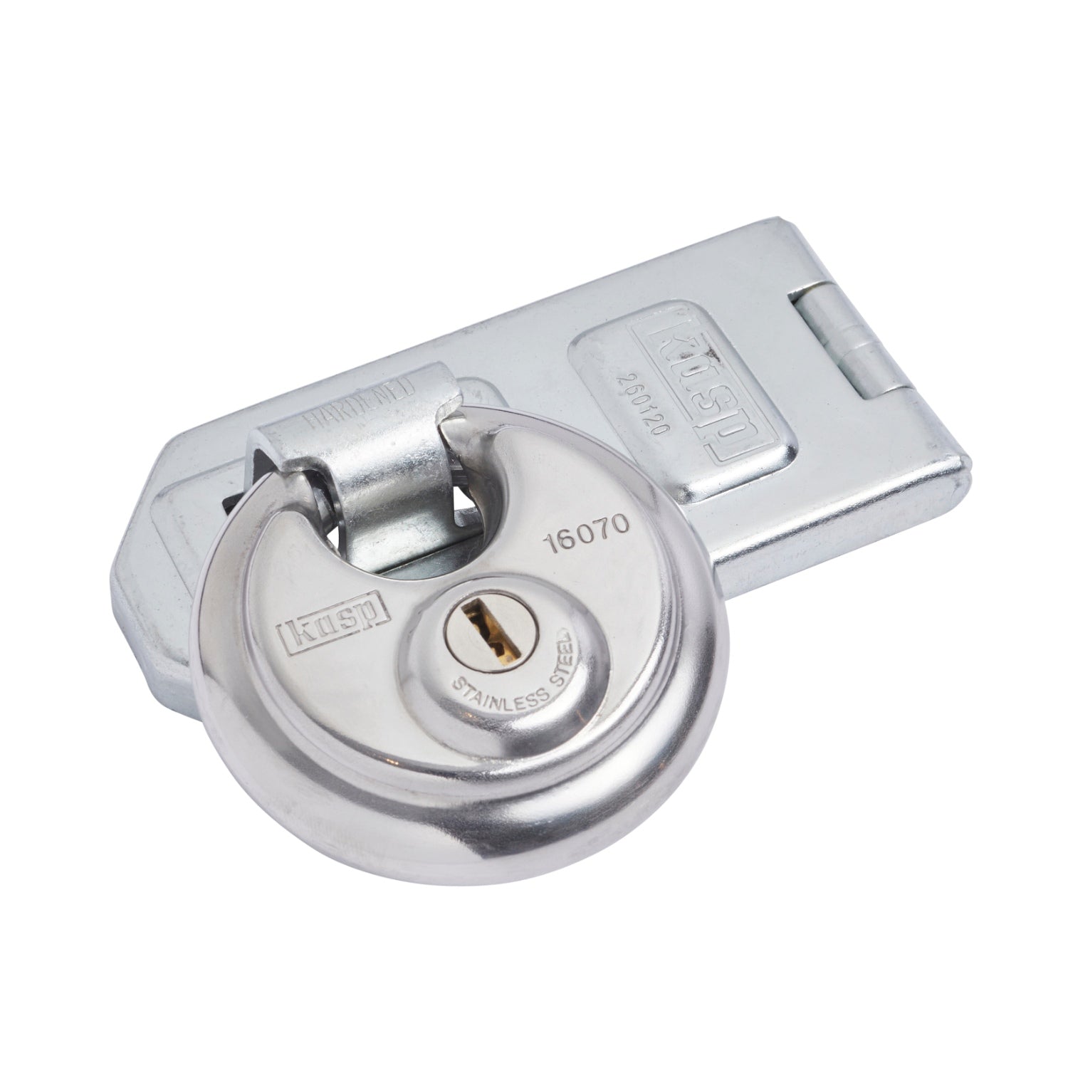 Kasp 160 & 260 Disc Padlock & Hasp Set Padlock Nothing But Padlocks Default Title