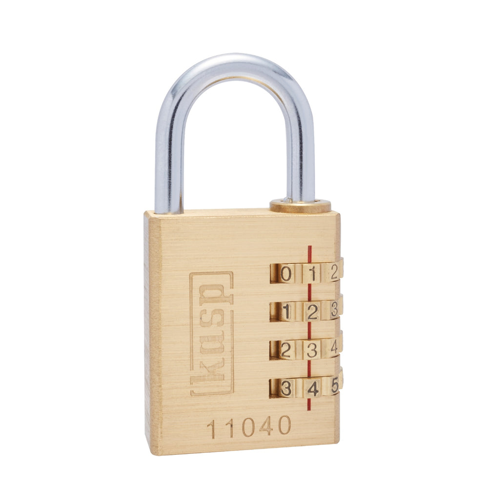 Kasp 110 Brass Combination Padlock Padlock Nothing But Padlocks 40mm