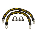 Burg-Wächter 12mm Duo Chain & U-Lock Security Kit - Keyed Alike