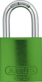 ABUS 72 Series 40mm Coloured Aluminium Padlocks