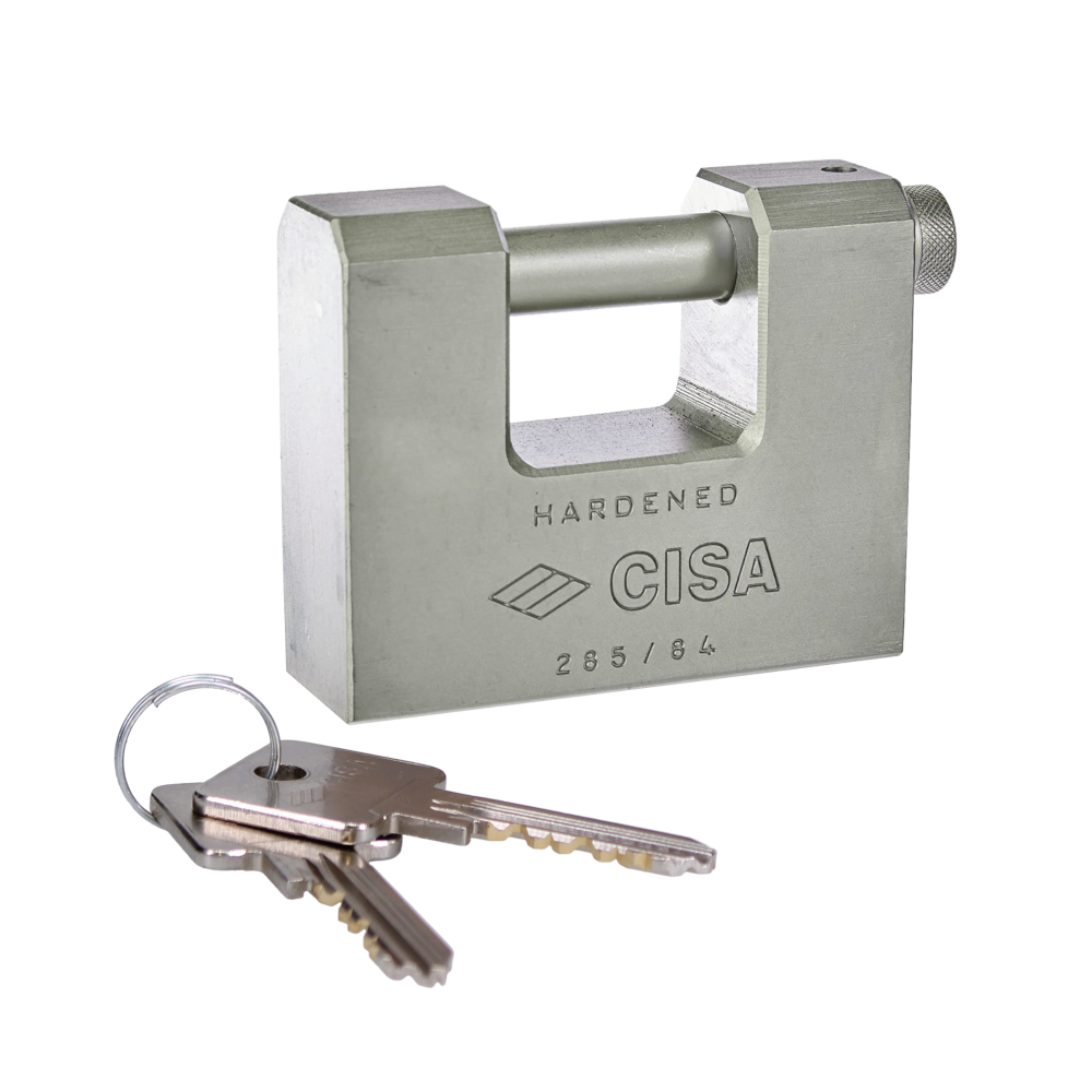 Cisa 28550 LIM Steel Sliding Shackle Padlock