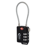 ASEC TSA Combination Luggage Cable Travel Padlock