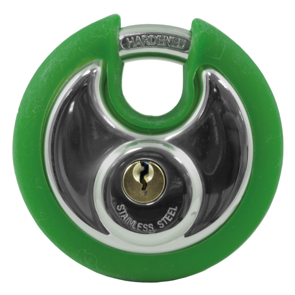 ASEC Coloured Discus Padlock