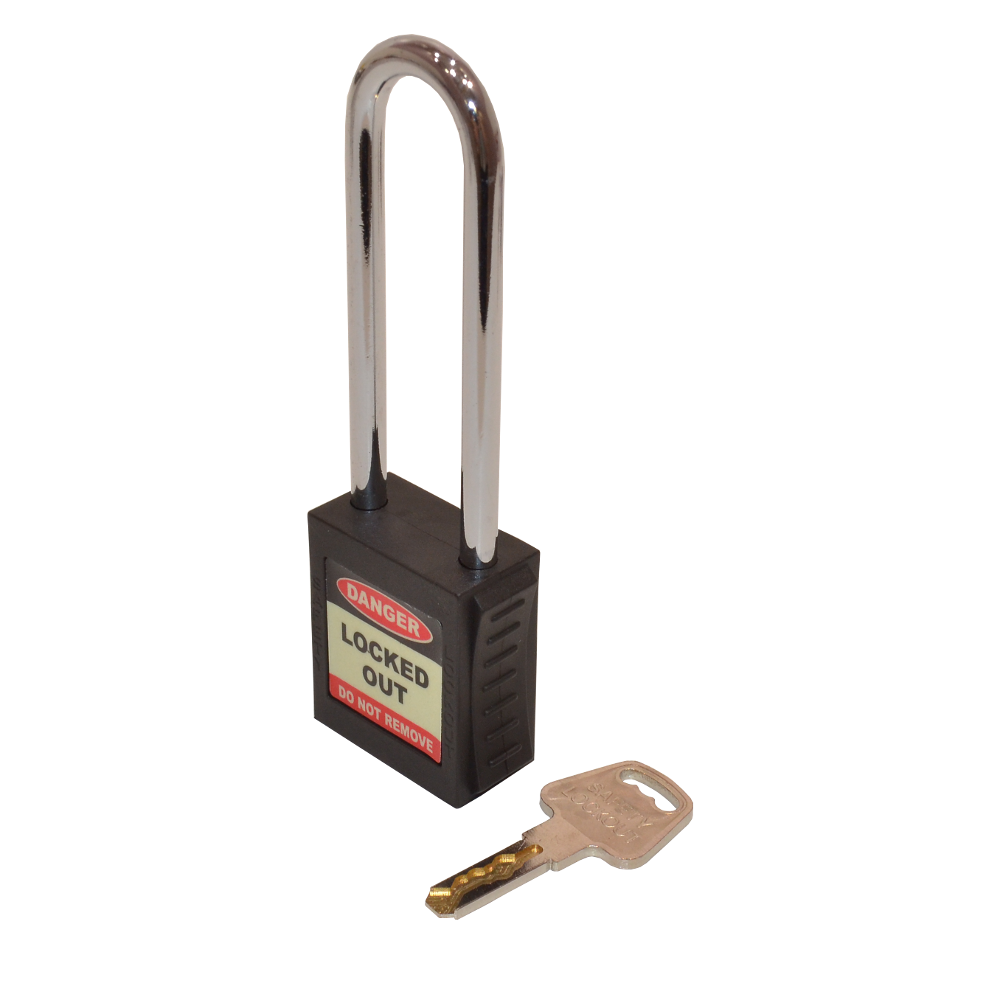 ASEC Safety Lockout Tagout Padlock Long Shackle