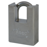 ASEC Closed Shackle Padlock with Removable Cylinder