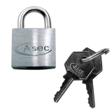 ASEC Chrome Finish Padlock