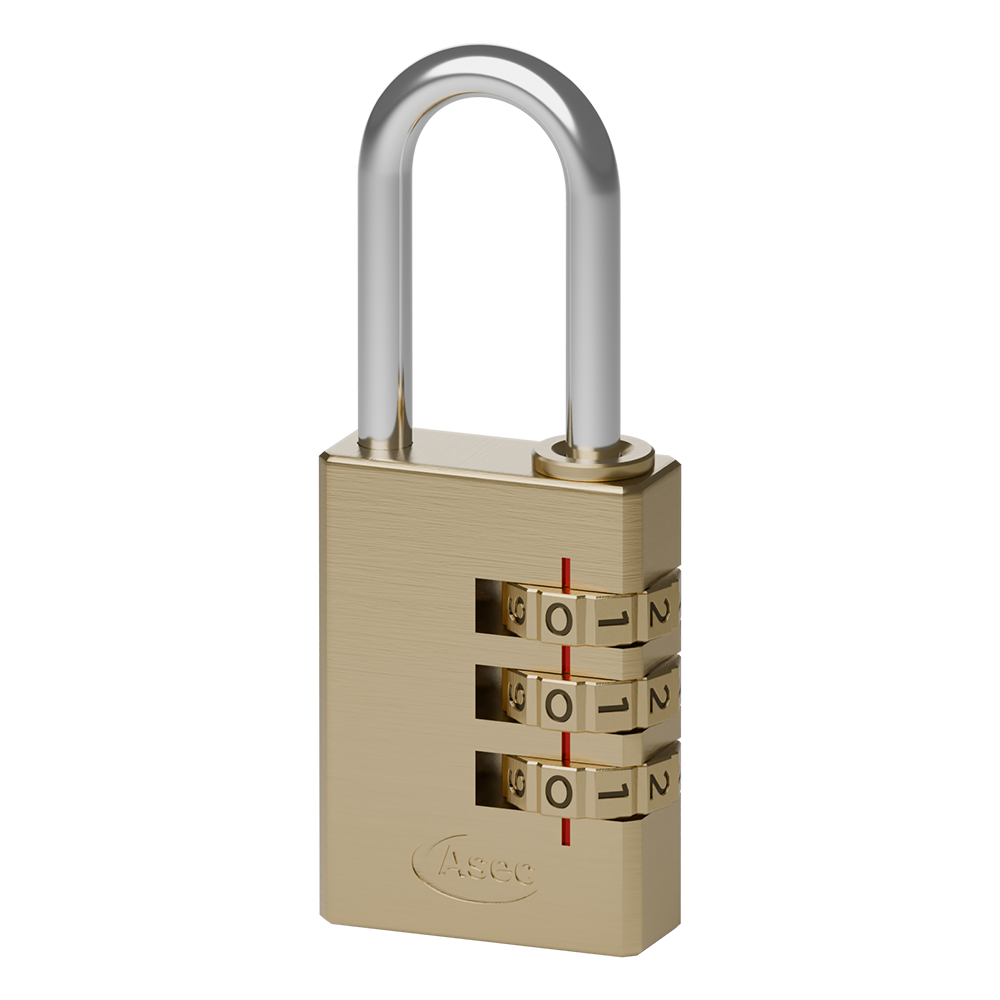 ASEC Brass Combination Padlock