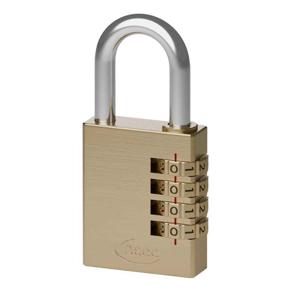 ASEC Brass Combination Padlock
