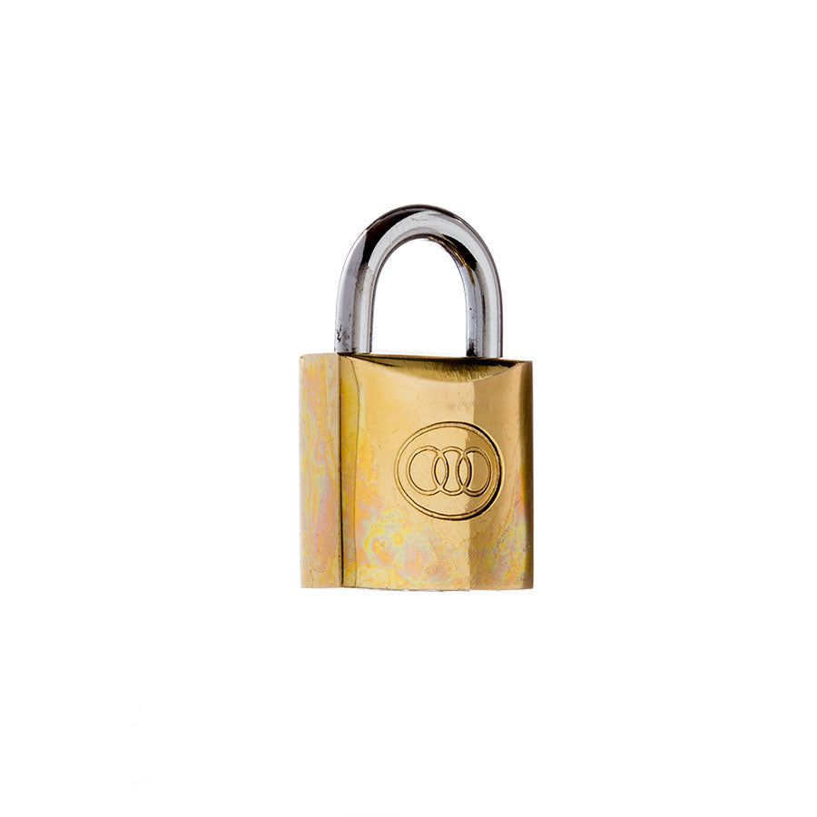 Tri-Circle Brass Padlock