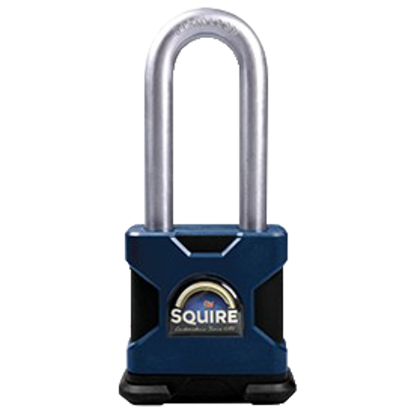 Squire SS50S/2.5 Stronghold Steel 6 Pin Long Shackle Padlock