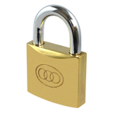 Tricircle 26 Series Brass Padlock