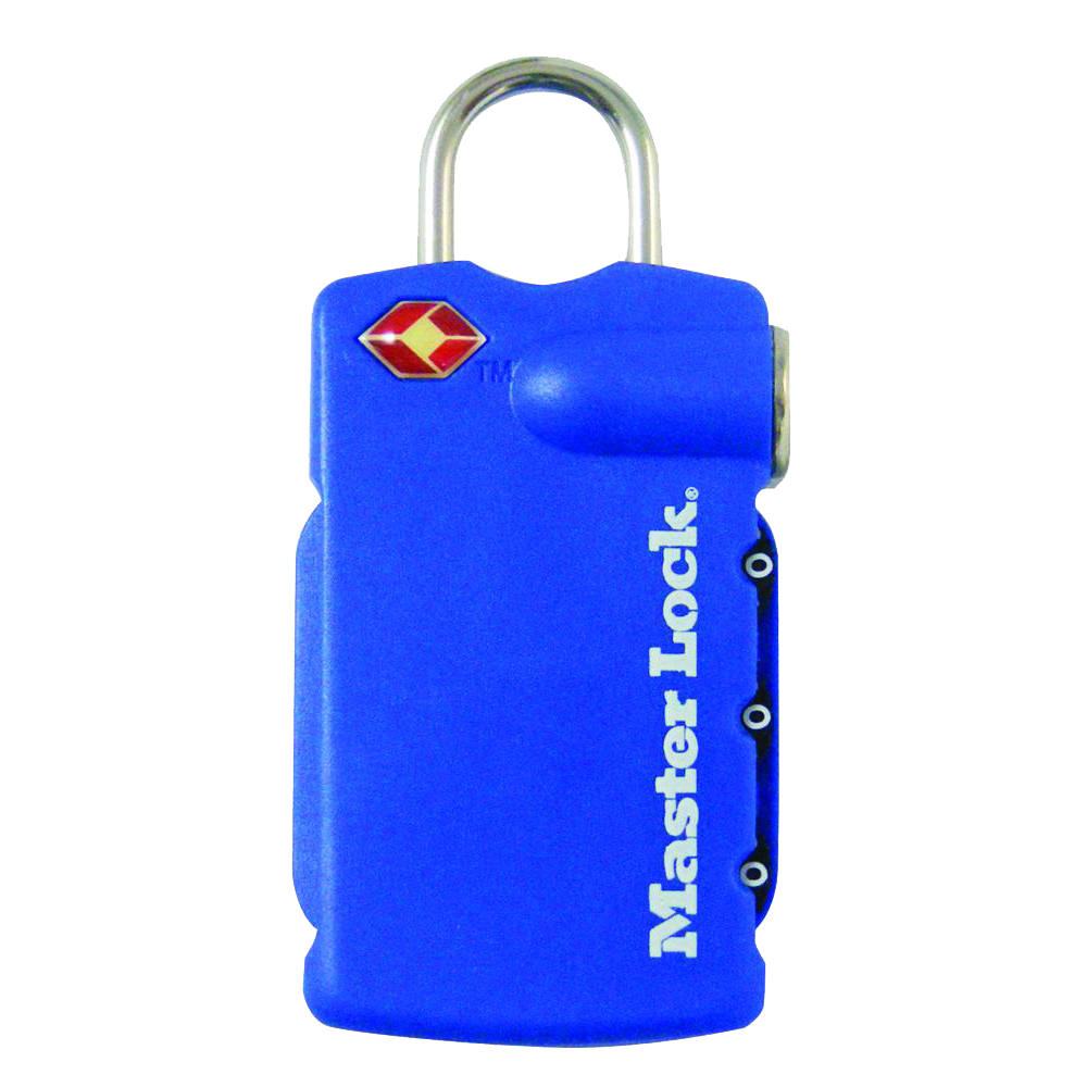 Master Lock 4685 Combination Luggage Padlock - with Luggage Label