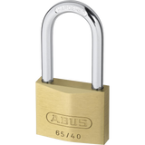 ABUS 65 Series Long Shackle Brass Padlock