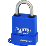ABUS 83WPIB Series Marine Brass Open Stainless Steel Shackle Padlock