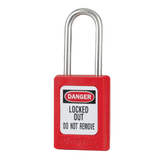 Master Lock S31 Zenex Thermoplastic Safety Padlock Nothing But Padlocks 35mm Keyed Alike Red