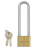 Cisa 22011 KA Long Shackle Brass Padlock