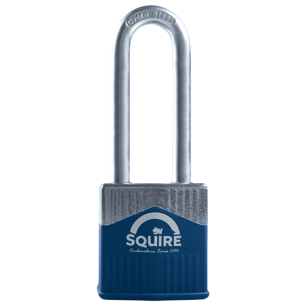Squire Warrior Long Shackle Padlock Key Locking